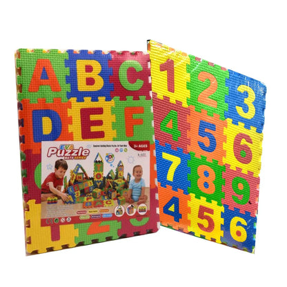 Educational Foam Alphanumeric Matt (36 Pieces)