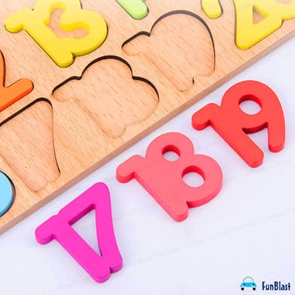 Wooden 1-20 Numerical Learning Educational Board