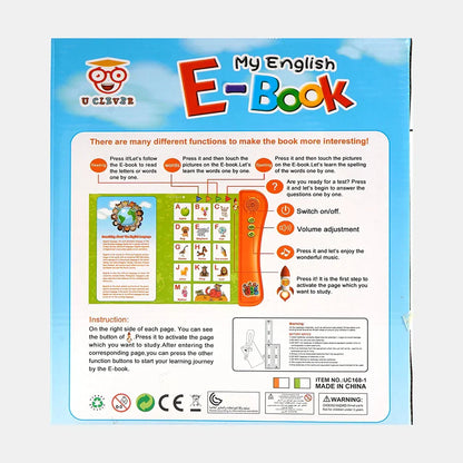 My English E-Book - Interactive Phonics & Vocabulary Learning Toy