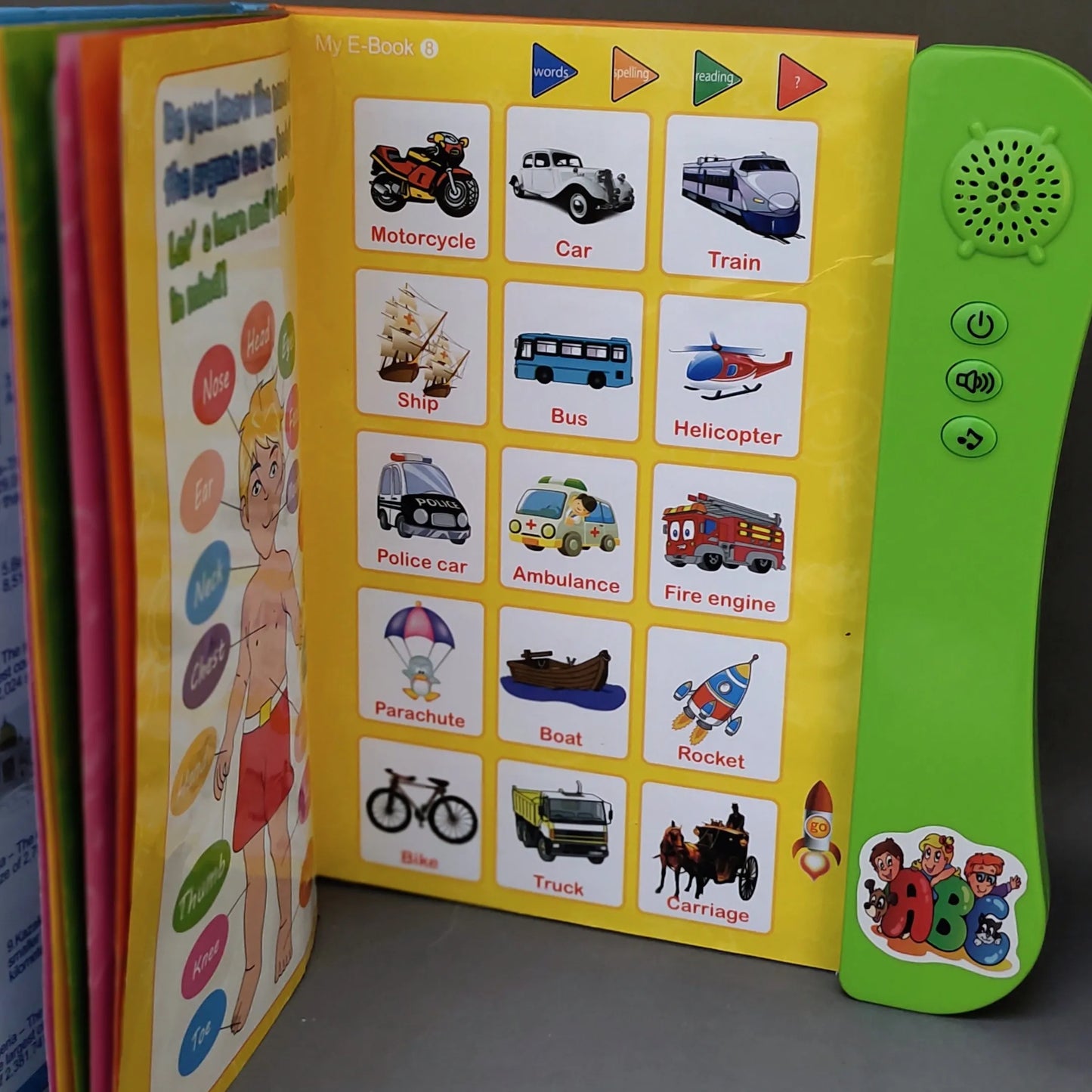 My English E-Book - Interactive Phonics & Vocabulary Learning Toy