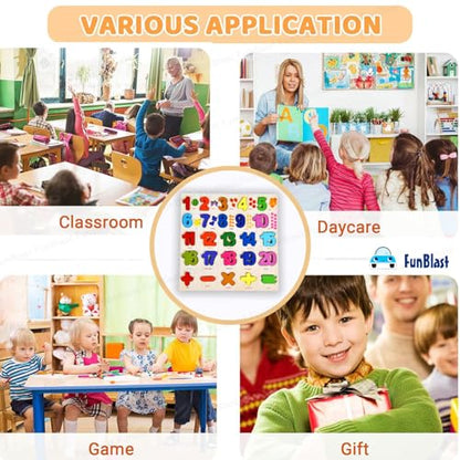 Wooden 1-20 Numerical Learning Educational Board