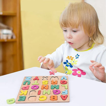 Wooden Early English Learning Puzzle Boards