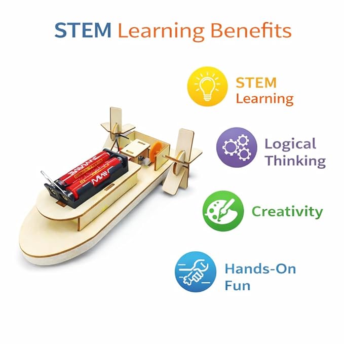 DIY Paddle Steamer STEM Science Kit