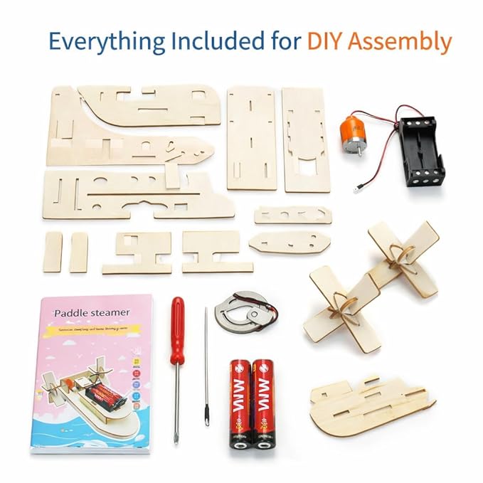DIY Paddle Steamer STEM Science Kit