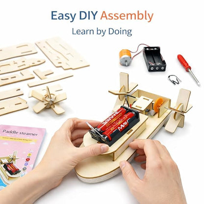 DIY Paddle Steamer STEM Science Kit