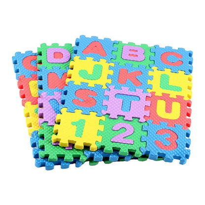 Educational Foam Alphanumeric Matt (36 Pieces)