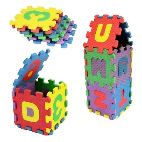 Educational Foam Alphanumeric Matt (36 Pieces)