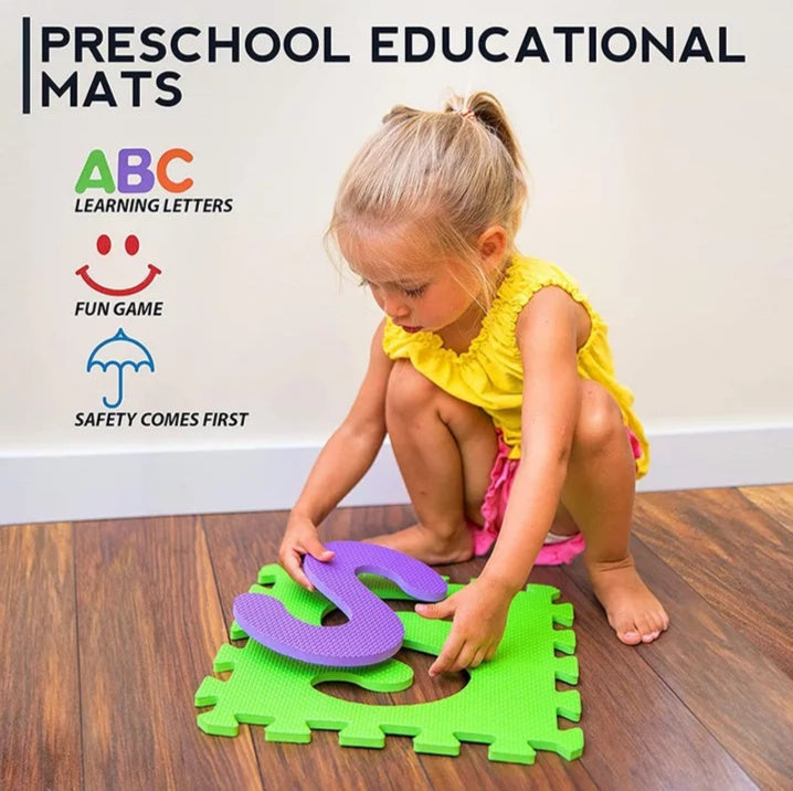 Educational Foam Alphanumeric Matt (36 Pieces)