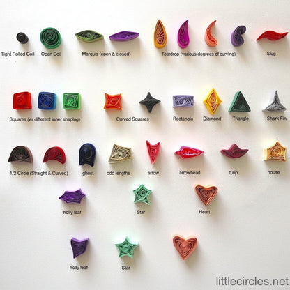 Premium Paper Quilling Handcraft Kit with 100Pcs paper supplies