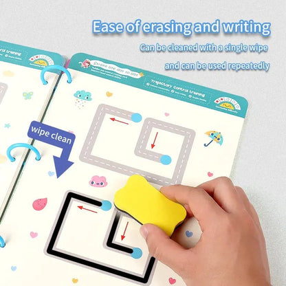 Magic Trace Reusable Dot-to-Dot & Stroke Line Workbook
