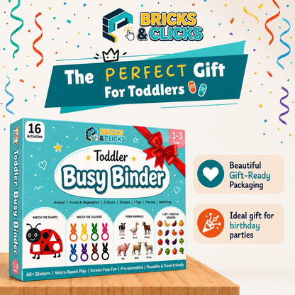 Toddler Busy Binder (16 Activities)