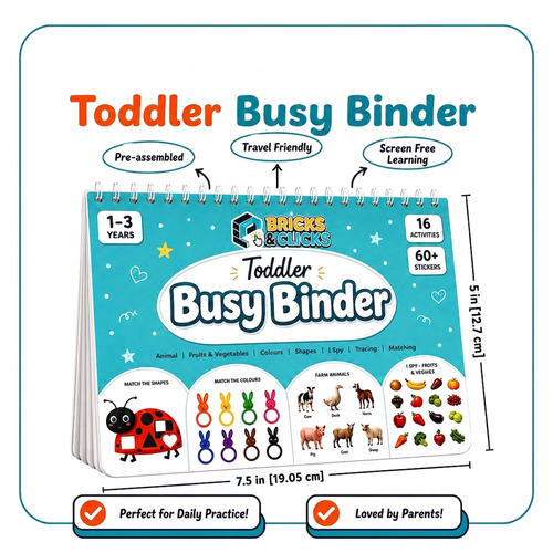 Toddler Busy Binder (16 Activities)