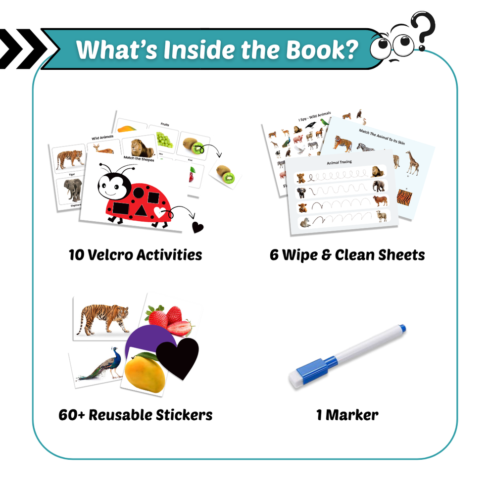 Toddler Busy Binder (16 Activities)