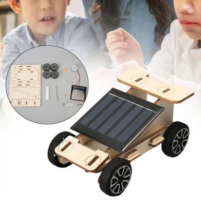 DIY Wooden Solar Powered Car STEM Science Experiment Kit