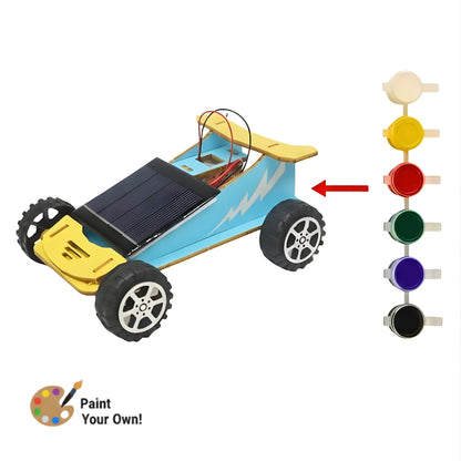 DIY Wooden Solar Powered Car STEM Science Experiment Kit